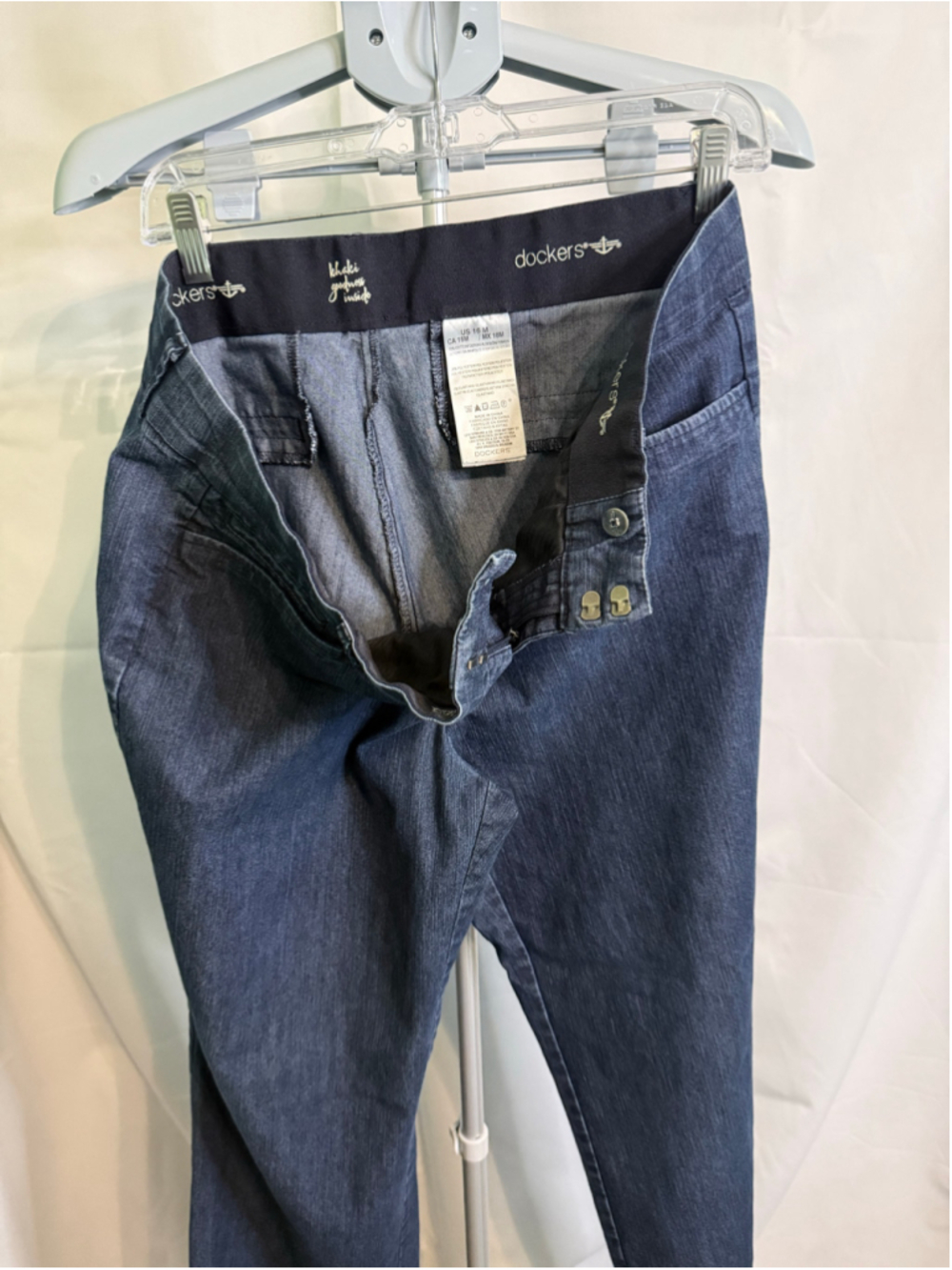 Women's Dockers Blue Jeans Plus Size 16